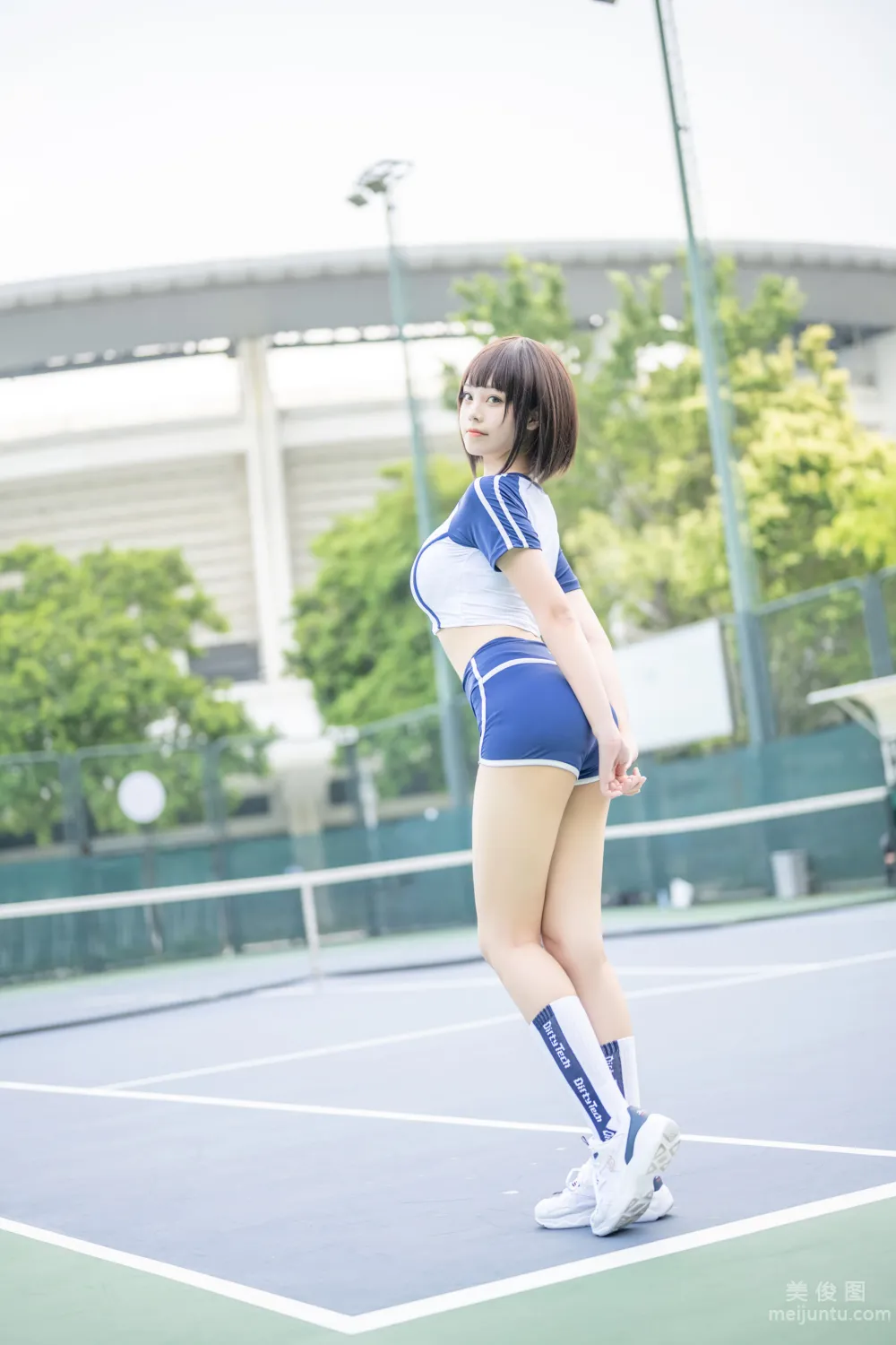 [网红COSER写真] 蜜汁猫裘 - 体操服