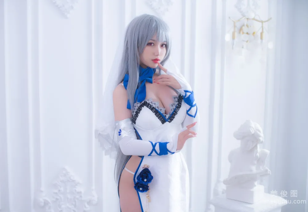 [网红COSER写真] 芋圆侑子SJ_ - 路易九世礼服 套图