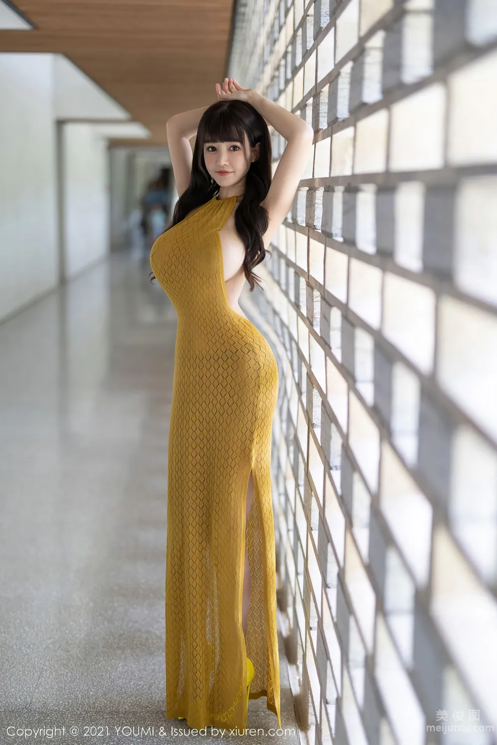 [尤蜜荟YouMi] Vol.676 朱可儿Flower - 黄色耀眼的长裙
