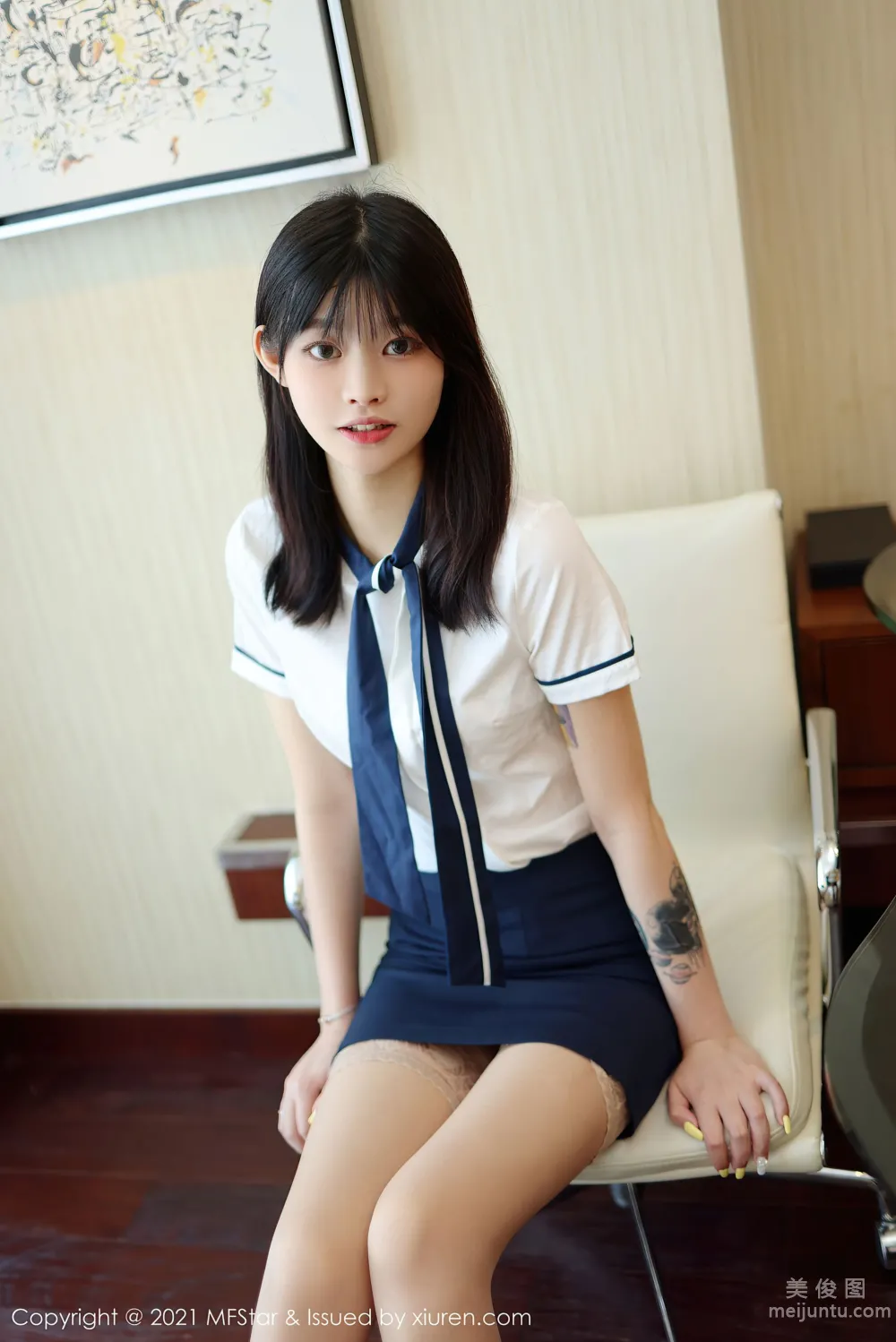 [模范学院MFStar] Vol.516 77qiqi - 校园风格的学生装系列