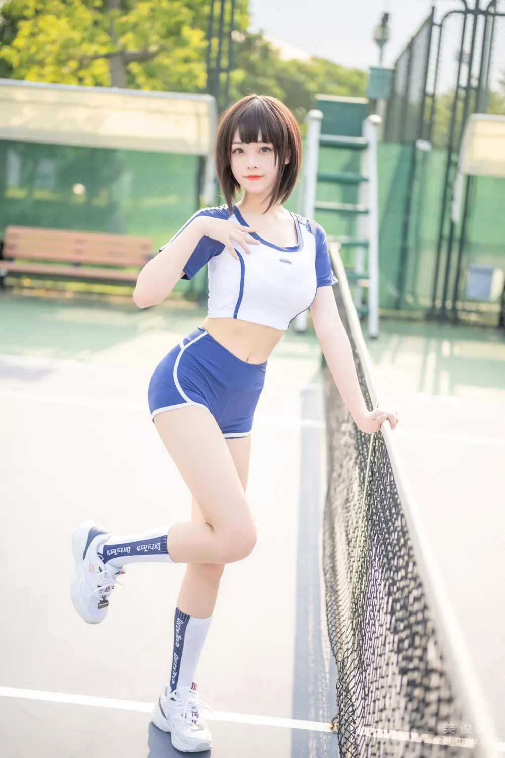 [网红COSER写真] 蜜汁猫裘 - 体操服