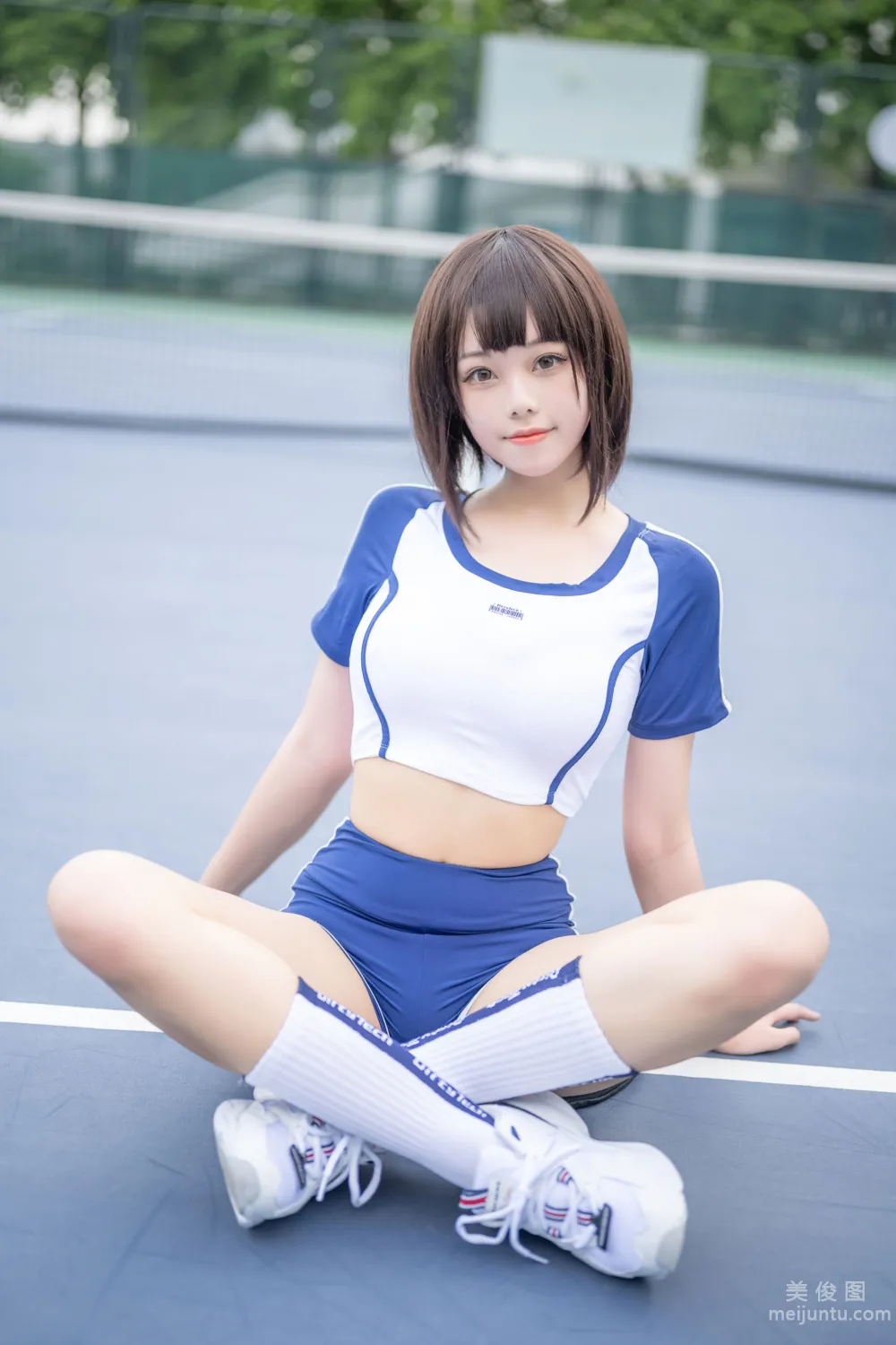 [网红COSER写真] 蜜汁猫裘 - 体操服