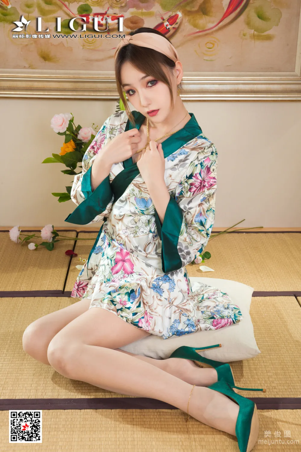 [丽柜Ligui] 网络丽人 Model 心心 《龟缚花蕊》 写真套图