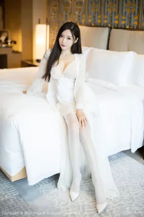 [美媛馆MyGirl] Vol.564 王馨瑶yanni - 精致动人的白色连衣裙