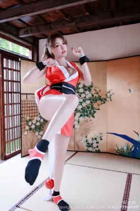 [秀人XiuRen] No.3724 肉晴MINI - 经典的不知火舞服饰系列