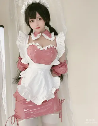 [网红COSER写真] 小仓千代w - 粉色漆皮女仆